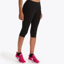 Legginsy damskie DIADORA L. 3/4 TIGHTS BE ONE. Czarne legginsy damskie Diadora, l, bez wzorów. Za 39.99 zł.