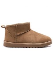 C'M Botki zimowe w kolorze jasnobrązowym rozmiar: 38. Brązowe botki damskie C'M, na zimę, bez obcasa, bez zapięcia. Za 104.89 zł.