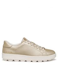 Geox Sneakersy D Spherica Ecub-1 D55WEB 000AK C5322 Beżowy. Brązowe obuwie sportowe damskie Geox, ze skóry, bez zapięcia. Za 479.99 zł.