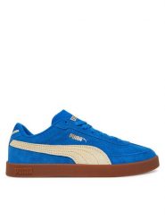 Puma Sneakersy Club II Era Suede 400717 09 Niebieski. Niebieskie obuwie sportowe damskie Puma, ze skóry, bez zapięcia. Za 169.99 zł.