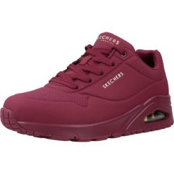 Buty do chodzenia damskie Skechers Uno Stand On Air Plum. Czerwone obuwie sportowe damskie Skechers, z materiału, bez zapięcia, trekkingowe, Skechers Sport. Za 374.00 zł.