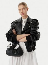 Calvin Klein Torebka Engraved Hw LV04F3554G Czarny. Czarne torebki klasyczne damskie Calvin Klein, ze skóry, bez dodatków. Za 369.99 zł.