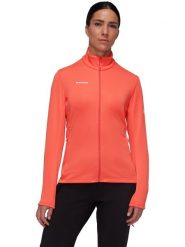 Mammut Kurtka polarowa "Aconcagua Light ML" w kolorze czerwonym rozmiar: XS. Czerwone kurtki damskie Mammut, xs, bez wzorów, z materiału, bez kaptura. Za 234.95 zł.
