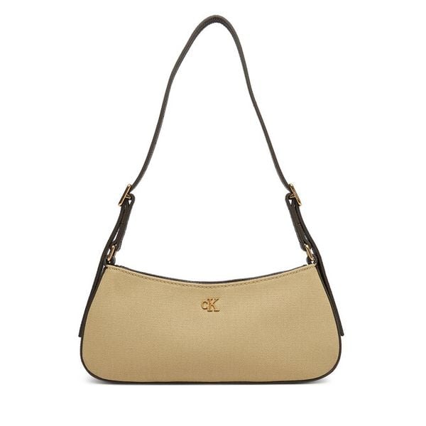 Torebka Calvin Klein. Brązowe torebki klasyczne damskie Calvin Klein, bez dodatków. Za 252.99 zł.