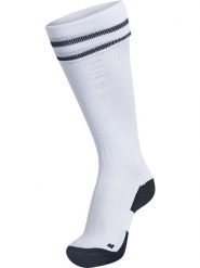 Skarpetki Hummel Element Football. Białe skarpetki damskie Hummel, bez wzorów, z materiału. Za 22.00 zł.