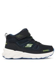 Skechers Sneakersy Elite Sport Tread - Aquavek HI 406336L/BKBL Czarny. Czarne buty sportowe chłopięce Skechers, ze skóry, bez zapięcia. Za 289.99 zł.
