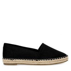 Espadryle Jenny Fairy. Czarne espadryle damskie Jenny Fairy, bez wzorów, bez obcasa. Za 47.99 zł.