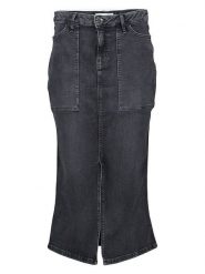 S.OLIVER RED LABEL Spódnica dżinsowa w kolorze antracytowym rozmiar: 40. Czarne spódnice damskie s.Oliver RED LABEL, s, bez wzorów, maxi. Za 104.64 zł.