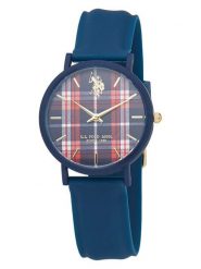 U.S. Polo Assn. Zegarek kwarcowy w kolorze granatowo-czerwono-białym rozmiar: onesize. Niebieskie, analogowe zegarki damskie U.S. Polo Assn., sztuczne. Za 86.99 zł.