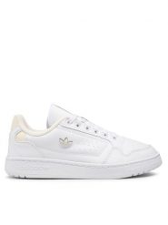 Adidas Sneakersy Ny 90 W GW7010 Biały. Białe obuwie sportowe damskie Adidas, ze skóry, bez zapięcia. Za 279.99 zł.