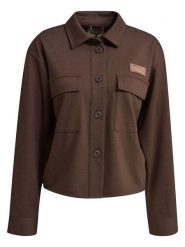 Smith & Soul Kurtka koszulowa w kolorze ciemnobrązowym rozmiar: L. Brązowe kurtki damskie Smith & Soul, l, bez wzorów, bez kaptura. Za 217.99 zł.