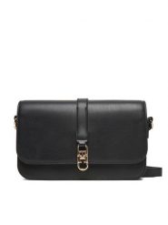 Tommy Hilfiger Torebka Th Libre Flap Crossover AW0AW17723 Czarny. Czarne listonoszki damskie Tommy Hilfiger, bez wzorów, ze skóry, bez dodatków. Za 519.99 zł.