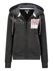 Geographical Norway Bluza "Gwen" w kolorze czarnym rozmiar: S. Czarne bluzy damskie Geographical Norway, s, bez wzorów, bez kaptura. Za 118.56 zł.
