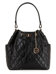 Mia Tomazzi Skórzana torebka "Brusuglio" w kolorze czarnym - 28 x 27 x 17 cm rozmiar: onesize. Czarne torebki klasyczne damskie Mia Tomazzi, z materiału, bez dodatków. Za 347.99 zł.