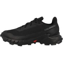 Buty do biegania damskie Salomon Alphacross 5. Czarne obuwie sportowe damskie Salomon, z materiału, bez zapięcia, do biegania. Za 489.99 zł.