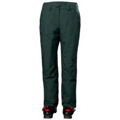 Spodnie narciarskie dla kobiet Helly Hansen Blizzard. Zielone spodnie sportowe damskie Helly Hansen, na zimę, bez wzorów, narciarskie. Za 680.50 zł.