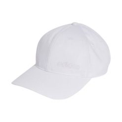 Czapka z daszkiem adidas Baseball Outline Linear. Białe czapki z daszkiem damskie Adidas, bez wzorów, z bawełny. Za 58.99 zł.