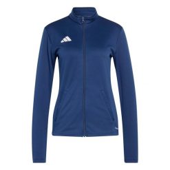 Bluza damska adidas Entrada Track. Białe bluzy damskie Adidas, bez wzorów, bez kaptura. Za 121.99 zł.
