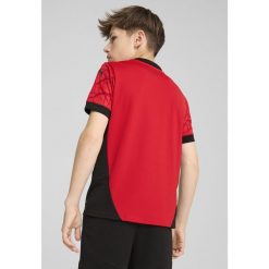 Młodzieżowa koszulka domowa Stade Rennais F.C. 24/25 PUMA Red Black. Czarna bluzki damskie Puma, m, bez wzorów, bez kołnierzyka, bez ramiączek. W wyprzedaży za 219.00 zł.