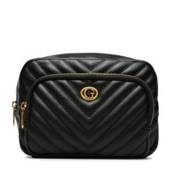 Kosmetyczka Guess. Czarne kosmetyczki damskie Guess, z aplikacjami. Za 169.99 zł.