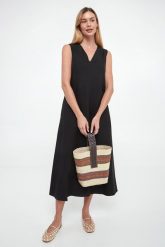 Sukienka midi Egoista WEEKEND MAX MARA. Sukienki damskie Weekend Max Mara, bez wzorów, bez ramiączek. W wyprzedaży za 1,231.20 zł.