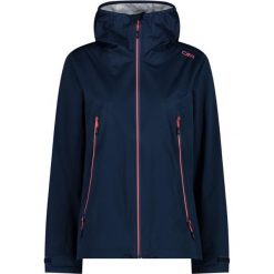 Kurtka przeciwdeszczowa damska CMP. Niebieskie kurtki damskie CMP, bez wzorów, z puchu, bez kaptura. Za 508.50 zł.