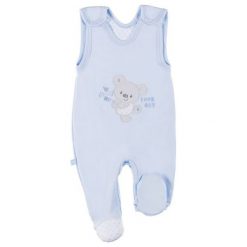 Ewa Klucze Chłopięce Śpioszki Newborn 56 Jasnoniebieski. Szare śpiochy niemowlęce Ewa Klucze. Za 33.00 zł.