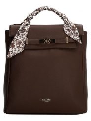 Charm Plecak w kolorze brązowym - 27 x 32 x 10 cm rozmiar: onesize. Brązowe plecaki Charm, bez wzorów, z materiału. Za 159.95 zł.