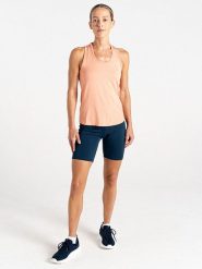 Dare 2b Top sportowy "Modernize II Vest" w kolorze brzoskwiniowym rozmiar: 34. Pomarańczowe koszulki sportowe damskie Dare 2b, bez wzorów, z materiału, bez ramiączek, outdoorowe. Za 48.28 zł.
