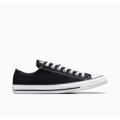 Buty na co dzień trampki unisex CONVERSE ALL STAR niskie. Czarne trampki damskie Converse, bez wzorów, z materiału, bez zapięcia. Za 268.99 zł.
