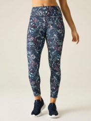 Dare 2b Legginsy funkcyjne "Influential III" w kolorze granatowym rozmiar: 46. Niebieskie legginsy damskie Dare 2b, bez wzorów, z materiału. Za 105.38 zł.