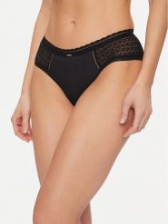 Chantelle Bokserki Monogram C11ZB0 Czarny. Czarne bokserki damskie Chantelle, bez wzorów, z syntetyku. Za 159.99 zł.