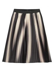 Danamade Spódnica "Dpolly" w kolorze czarno-beżowym rozmiar: S. Brązowe spódnice damskie Danamade, na co dzień, s, bez wzorów, midi. Za 88.43 zł.