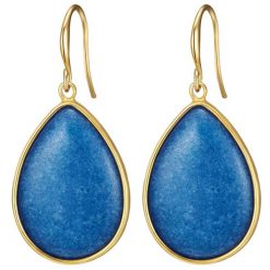 Lulu & Jane Mosiadz KamieŃ naturalny Kolczyki 1 ct Damski. Niebieskie kolczyki damskie Lulu & Jane, z mosiądzu. Za 259.99 zł.