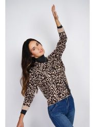 ASSUILI Kaszmirowy kardigan w kolorze beżowo-brązowym rozmiar: 40. Brązowe kardigany damskie Assuili, bez wzorów, z kaszmiru. Za 213.45 zł.