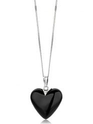 Revoni Złoty naszyjnik z diamentową zawieszką - dł. 45 cm rozmiar: onesize. Czarne naszyjniki damskie Revoni, z agatem, złote. Za 1,187.99 zł.