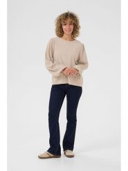 Cream Sweter "Dela" w kolorze beżowym rozmiar: S. Brązowe swetry klasyczne damskie Cream, s, z wiskozy, bez kołnierzyka. Za 83.42 zł.