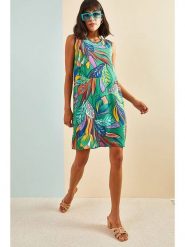 Bianco Lucci Sukienka ze wzorem rozmiar: M. Sukienki damskie Bianco Lucci, bez wzorów, z wiskozy, bez ramiączek. Za 65.38 zł.