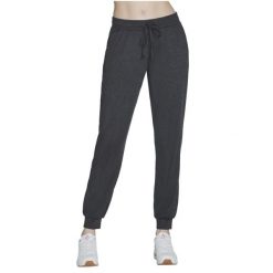 Spodnie sportowe damskie Skechers Go Dri Swift Jogger Pant. Szare obuwie sportowe damskie Skechers, l, bez wzorów, z elastanu, na fitness i siłownię. Za 199.99 zł.