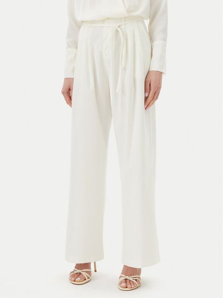 Eleh Spodnie palazzo ESS250005 Écru Regular Fit. Spodnie materiałowe damskie Eleh, bez wzorów, z materiału. Za 239.99 zł.