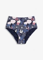 Figi bikini. Niebieskie bikini bonprix, bez wzorów. Za 77.99 zł.