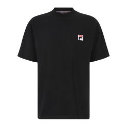 Koszulka FILA Blans Loose. Brązowe bluzki damskie Fila, l, bez wzorów, bez kołnierzyka, bez ramiączek. Za 109.99 zł.