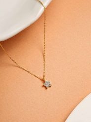 Lodie Silver Srebrny naszyjnik z zawieszką rozmiar: onesize. Szare naszyjniki damskie Lodie Silver, z cyrkonią, srebrne. Za 52.99 zł.