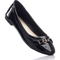 Baleriny bonprix czarny. Czarne balerinki damskie bonprix. Za 37.99 zł.
