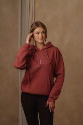 Bluza z kapturem JD ATTACK Elowyn. Fioletowe bluzy damskie JD ATTACK, l, bez wzorów, z materiału, z kapturem. Za 239.00 zł.