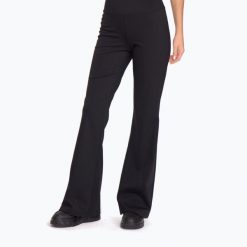 Legginsy treningwe damskie Cardio Bunny HCB-125 Flare. Czarne legginsy damskie Cardio Bunny, bez wzorów. Za 149.99 zł.