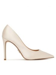 Steve Madden Szpilki Thrive Pump 11003887 Biały. Białe szpilki damskie Steve Madden, bez wzorów, z materiału, bez obcasa, na szpilce, bez zapięcia. Za 519.99 zł.