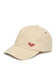 Roxy Czapka z daszkiem CWBEO-RX-W3-004-SS26 Beżowy. Brązowe czapki z daszkiem damskie Roxy, bez wzorów, z bawełny. Za 49.99 zł.