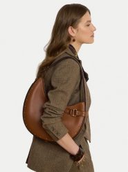 LAUREN RALPH LAUREN Torebka 431P18660001 Brązowy. Brązowe torebki klasyczne damskie Lauren Ralph Lauren, ze skóry, bez dodatków. Za 1,899.00 zł.