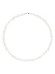 Pearline Naszyjnik w kolorze białym z perłami - dł. 42 cm rozmiar: onesize. Białe naszyjniki damskie Pearline, z perłą, srebrne. Za 382.99 zł.